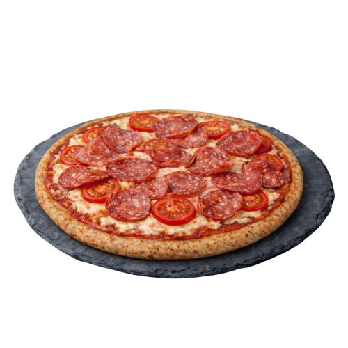 Szalámis pizza 30 cm